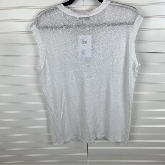 New IRO Tissa Slub Knit Top Lace Up White NWT Bohemian Women’s XL - Picture 10 of 16